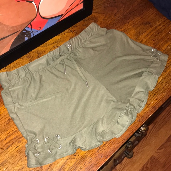 Army Green Shorts - Picture 1 of 5
